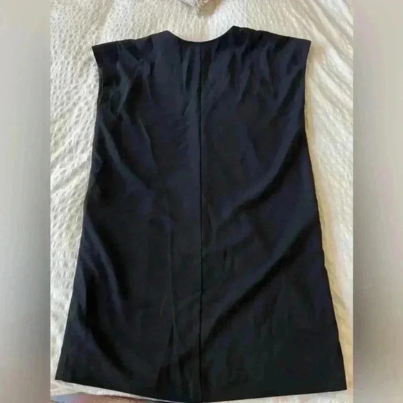 Bar III black polyester shift dress (with pockets!) size medium - Picture 4 of 7